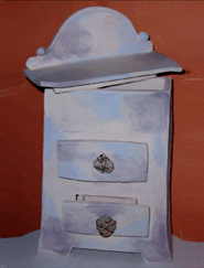 cassettiera ceramica