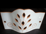 lampada a muro in ceramica